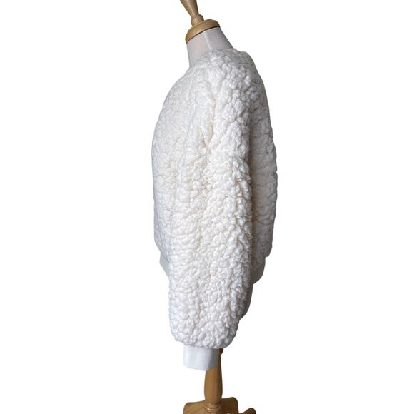 GOLDBERGH Deer Teddy Oversized Sweatshirt Faux Fur Medium - Picture 7 of 11